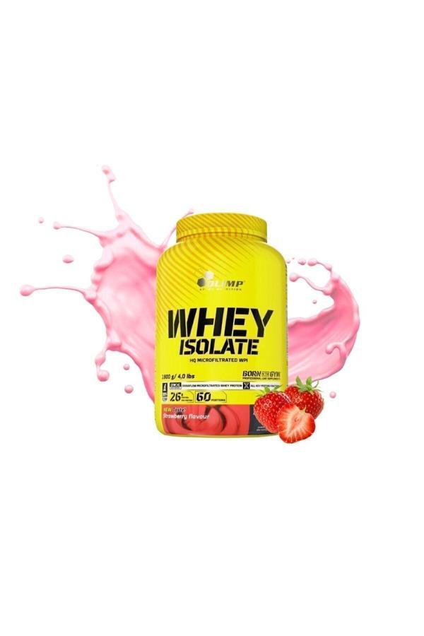 Pure Whey Isolate 1800 gr Çilek Aromalı Izole Protein Tozu - Image 1