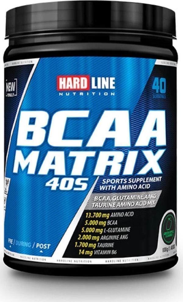 Bcaa Matrix Yeşil Elma 40s 600 gr Aminoasit Glutamin Arginin - Image 1