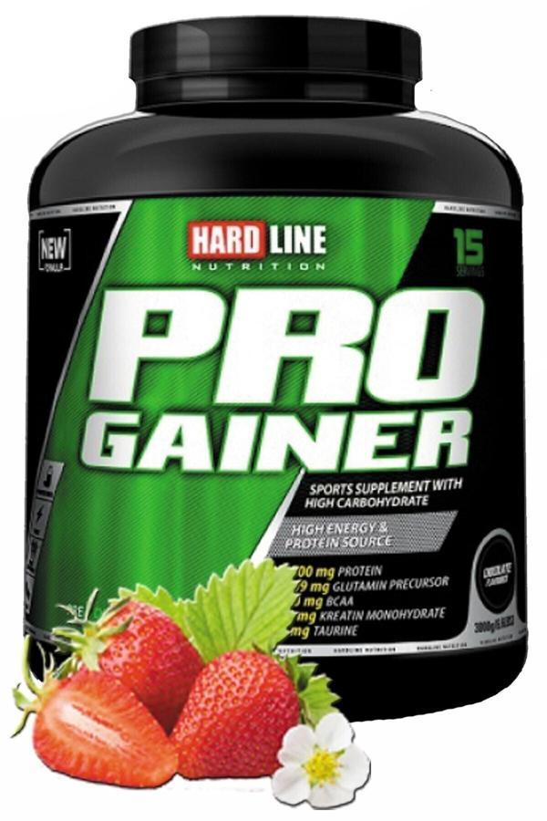 Progainer Çilekli 3000 gr Gainer Karbonhidrat Tozu - Image 1