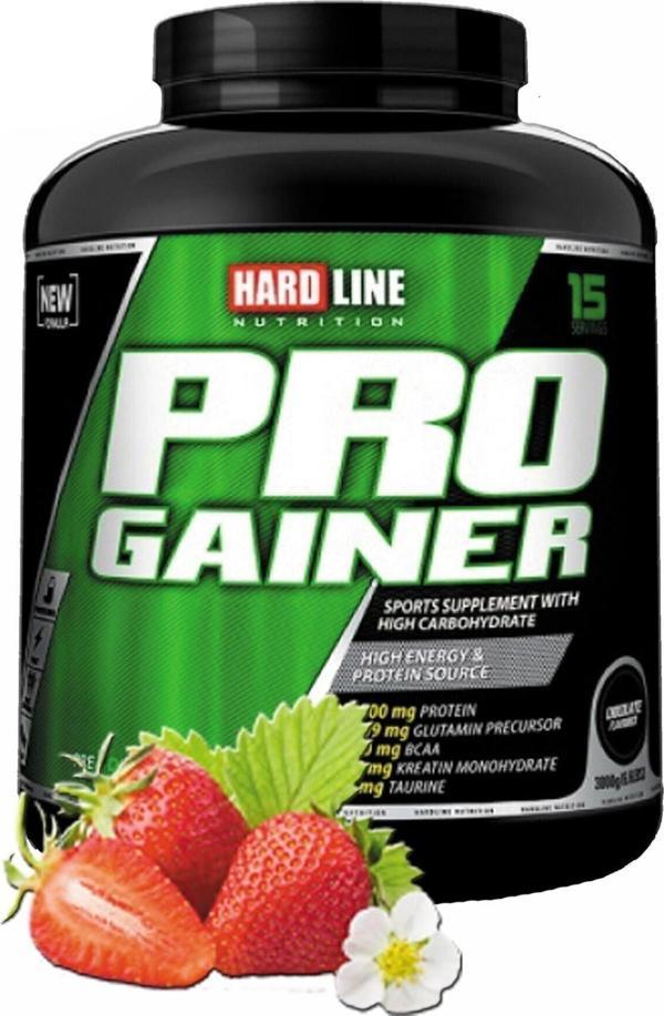 Progainer Çilekli 3000 gr Gainer Karbonhidrat Tozu - Image 1