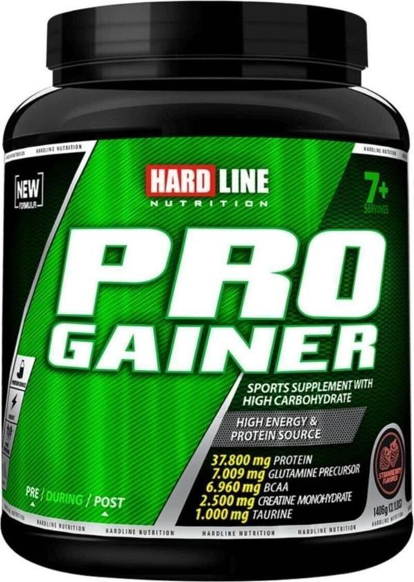 Progainer Çilekli Çilek 1406 gr Gainer Karbonhidrat Tozu - Image 1