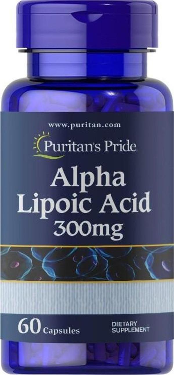 Puritan's Pride Alpha Lipoic Acid 300 Mg 60 Kapsül - Image 1