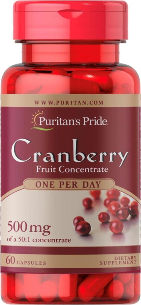 Puritan's Pride Cranberry 60 Kapsül - Image 1
