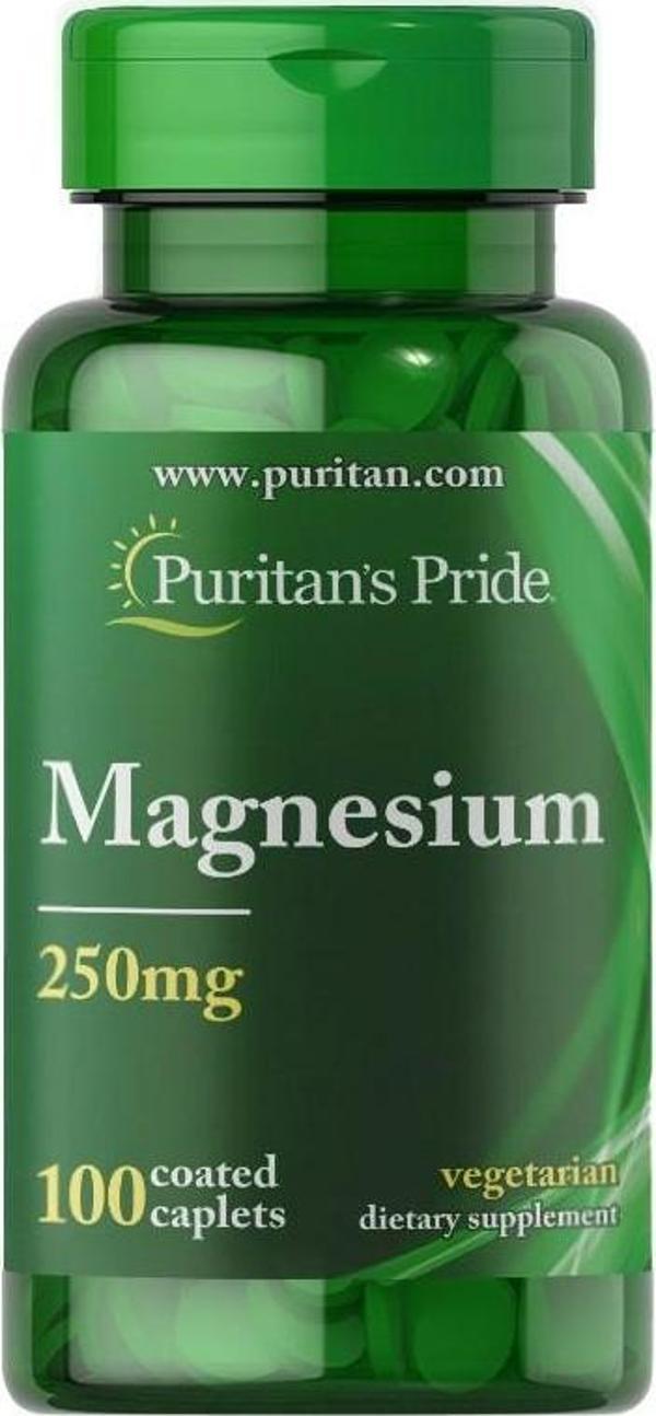  Puritan's Pride Magnesium 250 Mg 100 Tablet - Image 1