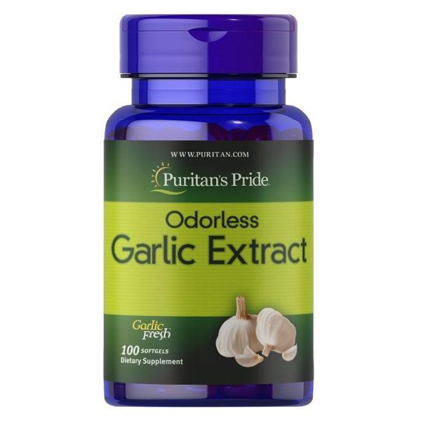 Puritan's Pride Odorless Garlic Extract 1000 Mg 100 Kapsül - Image 1