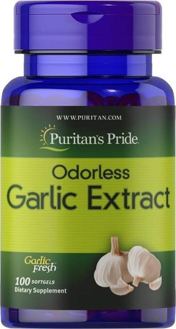 Puritan's Pride Odorless Garlic Extract 1000 Mg 100 Kapsül - Image 1
