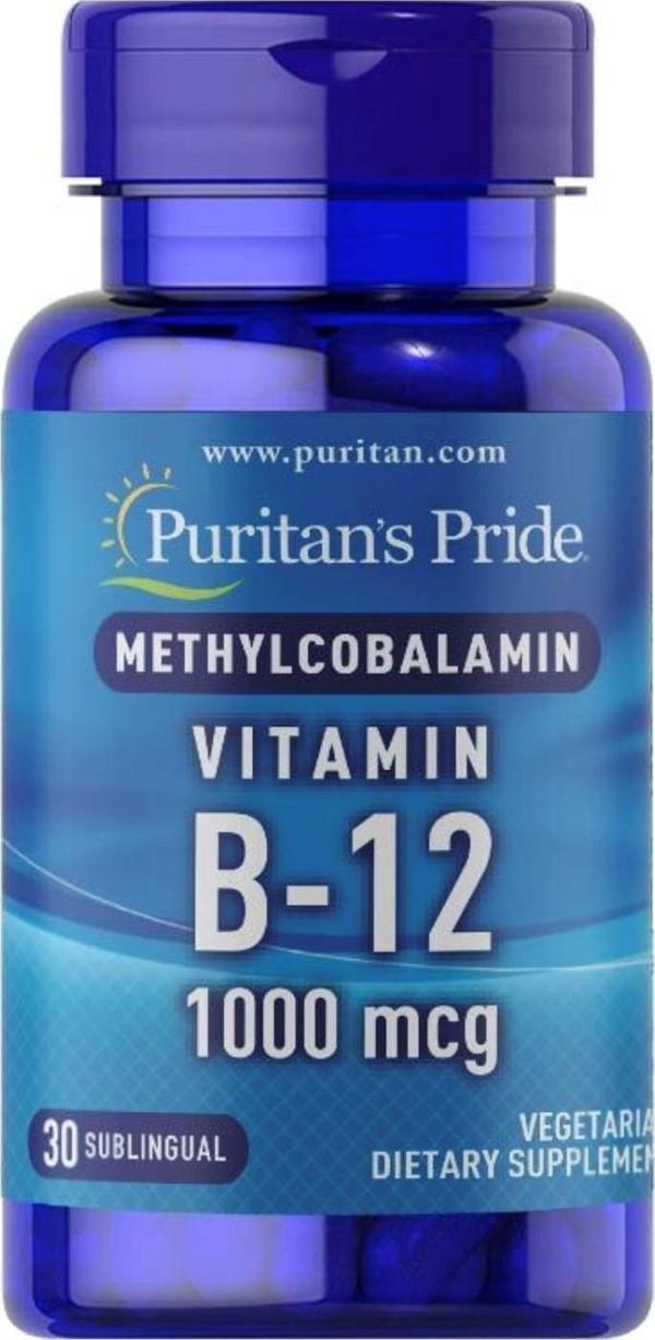 Puritan's Pride Vitamin B12 1000 Mcg 30 Tablet - Image 1