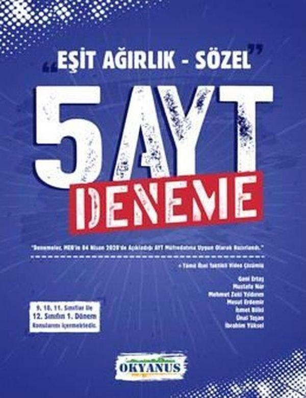AYT 5'li Eşit Ağırlık - Sözel Denemesi (1. Dönem) - Okyanus Eğitim - Image 1