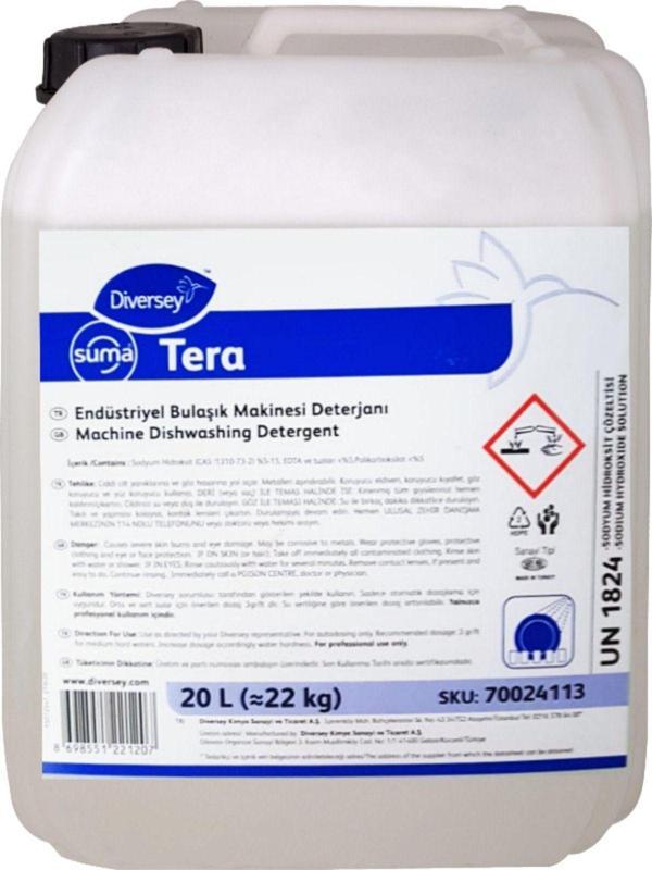 Diversey Suma Tera Endüstriyel Bulaşık Makinesi Deterjanı 20 L - Image 1