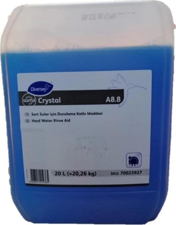 Diversey Suma Crystal A8.8  Orta Ve Sert Sular Için Bulaşık Makinesi Parlatıcısı - Image 1