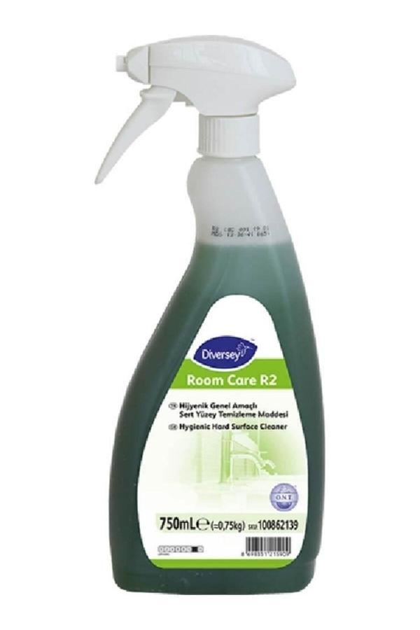 Diversey Room Care R2 Hijyenik Genel Amaçlı Sert Yüzey Temizleme Maddesi 6X750 Ml - Image 1