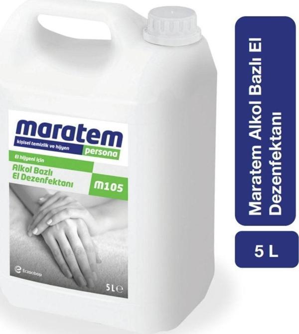 Maratem M105 Alkol Bazlı El Dezenfektanı 5 Lt - Image 1