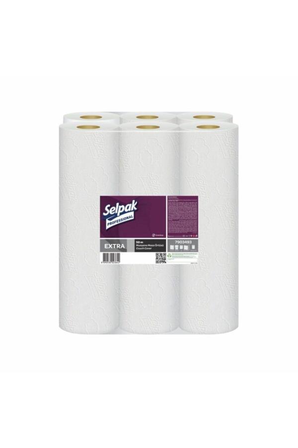 Selpak Professional Extra Muayene Masa Örtüsü 6 Rulo - Image 1