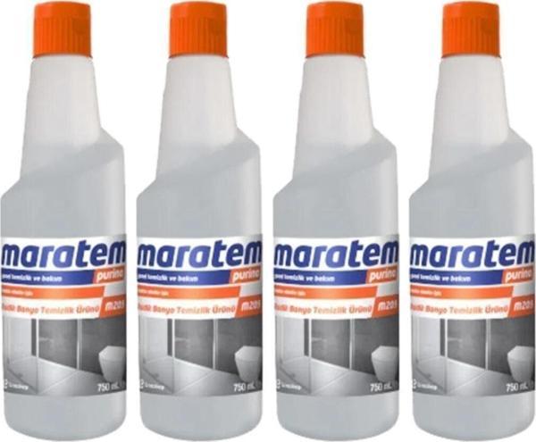 Maratem Eczacıbaşı  M209 Asidik Wc Banyo Temizleyici 750 Ml.4 Adet - Image 1