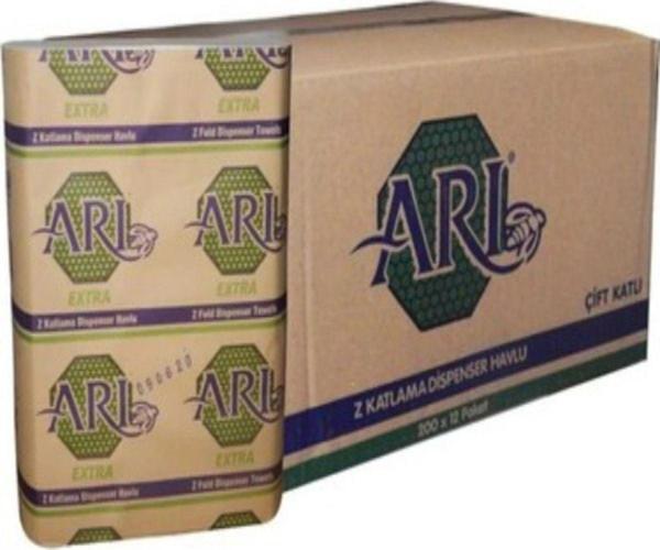 Arı Z Katlama Dispenser Kağıt Havlu 12X200 Adet - Image 1
