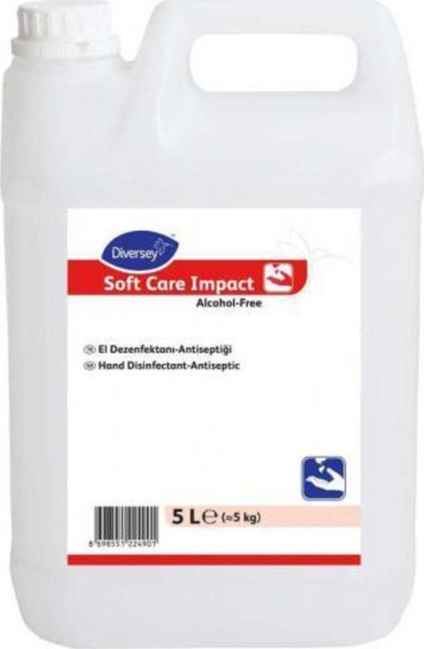 Diversey Soft Care Impact Alcohol-Free Alkolsüz El Dezenfektanı 5 L - Image 1
