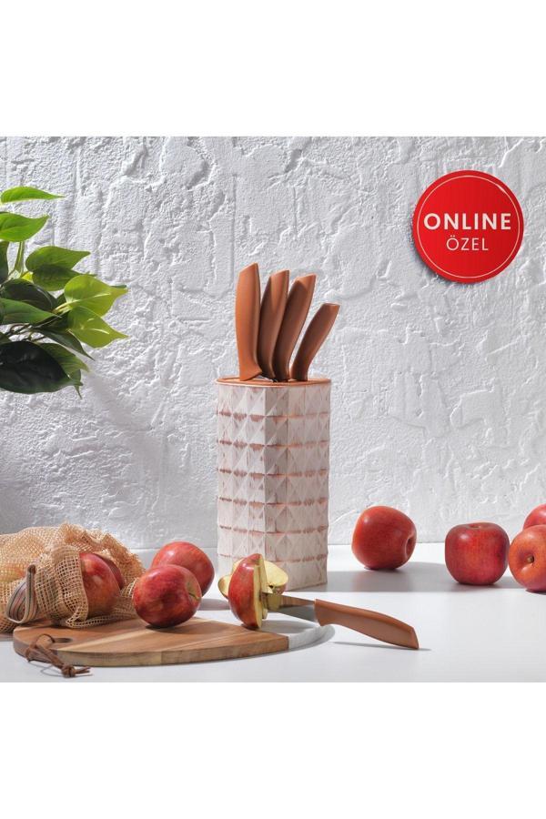 Schafer Quick Chef 6 Parca Standlı Bıcak Seti - Image 1