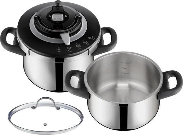Tefal Clipso Chef 6 Litre + 4,5 Litre Düdüklü Tencere Seti - 1510002674 - Image 1