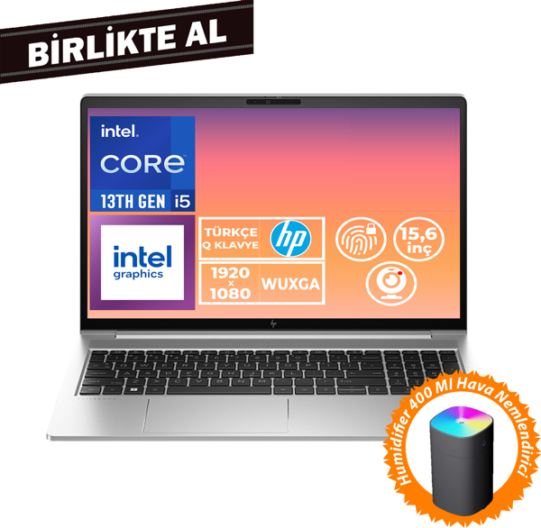 HP EliteBook 650 G10 i5-1335U 32GB 1TB SSD 15.6" FHD W11P + Hava Nemlendirici B2PK5ES 048 - Image 1