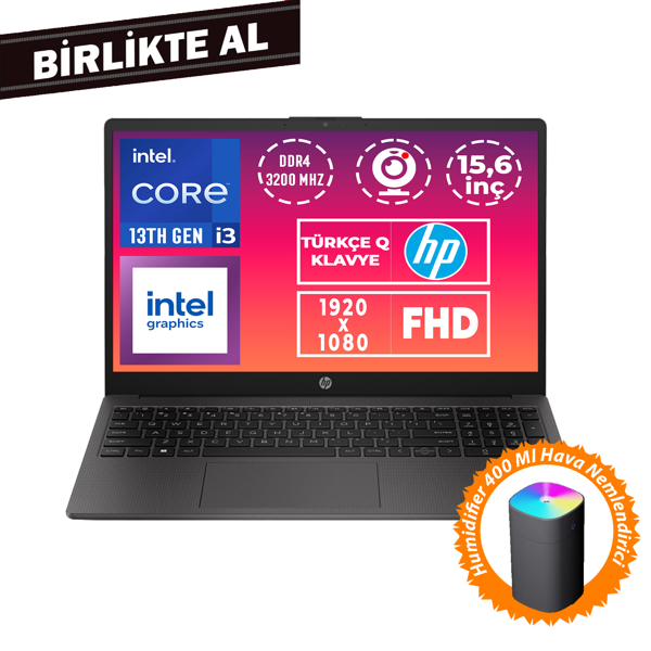 HP 250 G10 i3-1315U 20GB 1TB SSD 15.6" FHD W11P + Hava Nemlendirici B2NC3ES 032 - Image 1