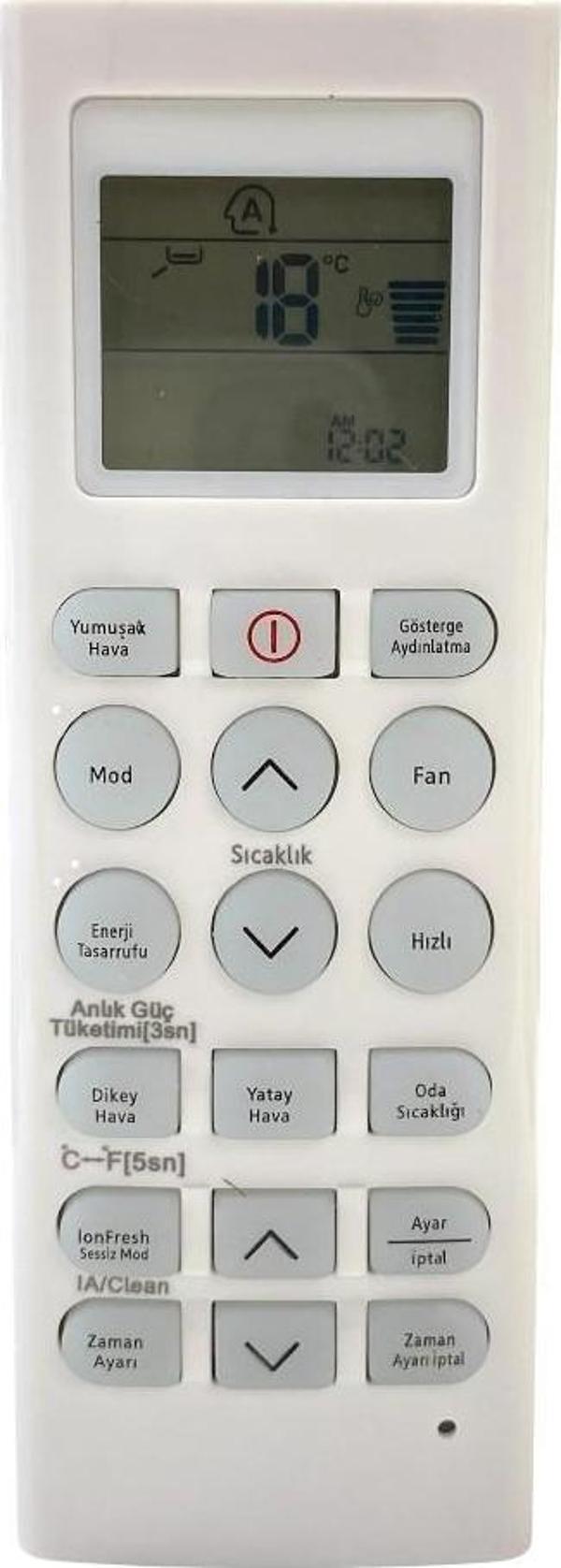 BEKO Klima Kumandası - Türkçe Tuş takımlı - Image 1