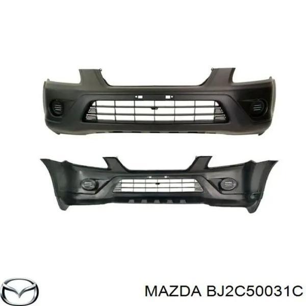 1999-2002 Mazda 323 Familia Ön Tampon Gri (Sis Delikli Bant Deliksiz Tyg) (Adet) (Oem No:Bj2C50031C) - Image 1