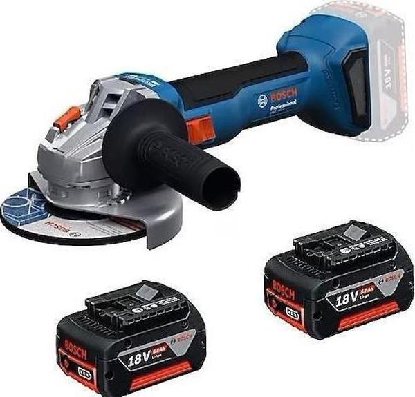 Bosch GWS 18V-8 Çift Akülü 4 Ah Taşlama Makinesi - Image 1