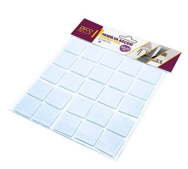 DecoBella Kare Keçe 30x30mm - Image 1