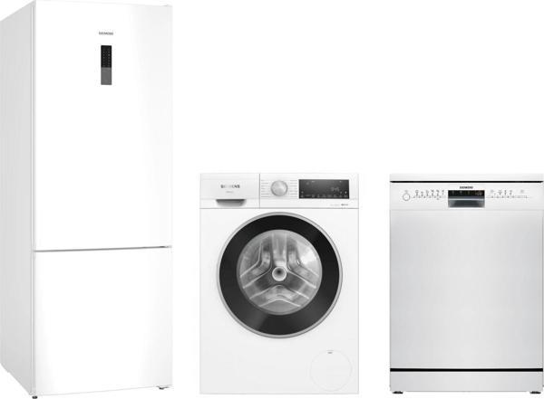 Siemens 3'lü Beyaz Eşya Set (KG55NCWE0N-WG42A1X2TR-SN216W00DT) - Image 1