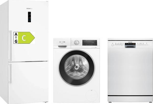 Siemens 3'lü Beyaz Eşya Set (KG76PAWC0N-WG52A202TR-SN216W00DT) - Image 1