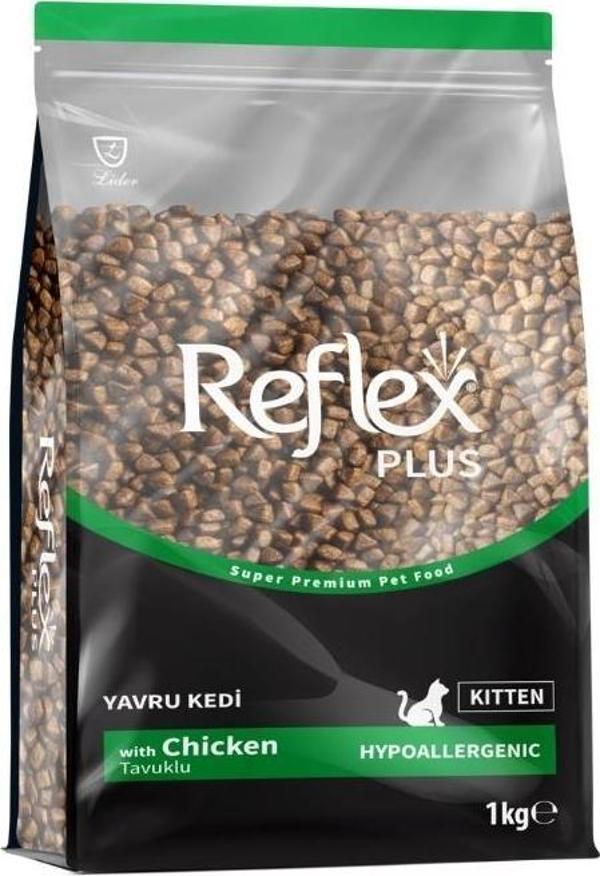 REFLEX PLUS TAVUKLU YAVRU KEDİ MAMASI 1KG - Image 1