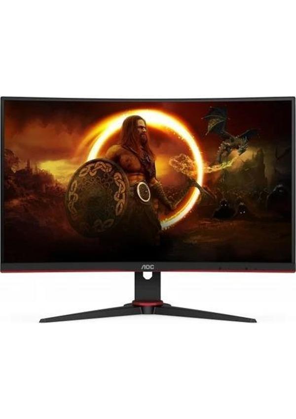 AOC CQ27G2SE/BK 27" 1 ms 2K Curved 165 Hz Oyuncu Monitörü - Image 1