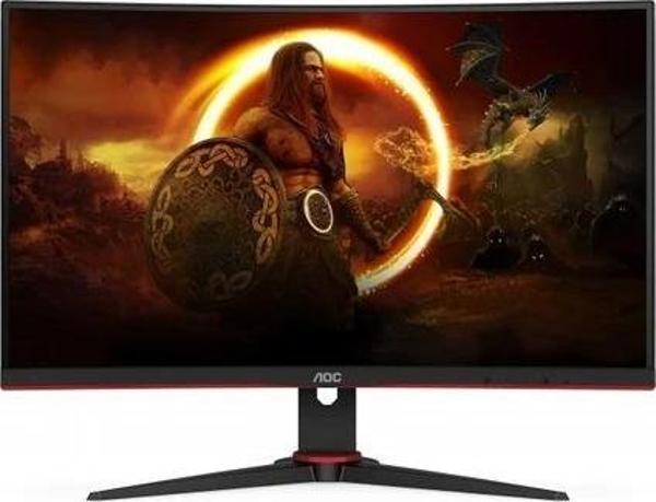 AOC CQ27G2SE/BK 27" 1 ms 2K Curved 165 Hz Oyuncu Monitörü - Image 1