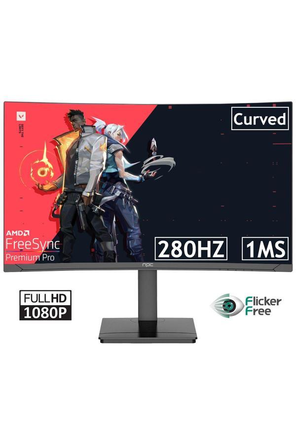 Npc Md2729-K3 27 İnç 280Hz 1Ms Fullhd Wled Speaker 1500R Va Curved Oyuncu Monitörü - Image 1