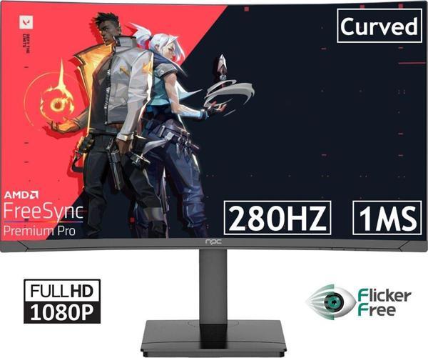 Npc Md2729-K3 27 İnç 280Hz 1Ms Fullhd Wled Speaker 1500R Va Curved Oyuncu Monitörü - Image 1