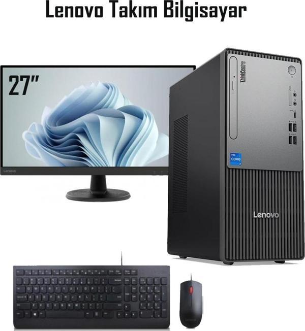 Lenovo Thinkcentre Neo 50T G5 I5-13400 16GB 512GB SSD Freedos 27'' Monitör Full Lenovo Takım Masaüstü Bilgisayar - Image 1