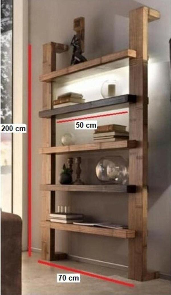ahşap Kitaplık 3 - Image 1