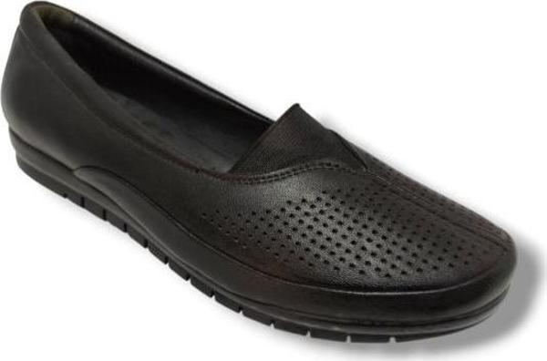 Freefour 3111-20 Hakiki Deri Lastikli Kadın Ayakkabı - Image 1