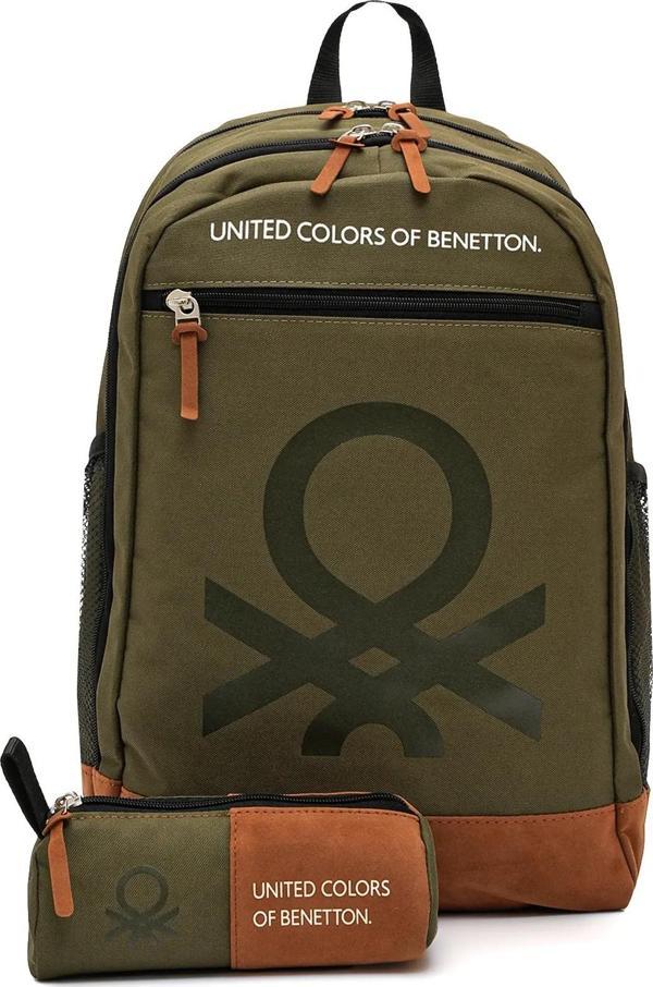 United Colors Of Benetton Unisex Genç Lise Üniversite 2'li Okul Seti Okul Çantası ve Kalemlik Seti 1306263 - Image 1