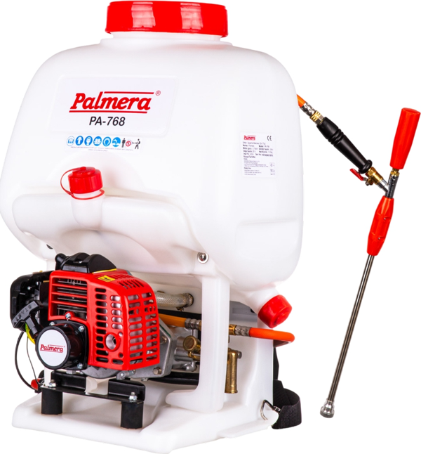 Palmera PA 768 2T 1bg 0.75kW 25cc 25bar 25lt 12m 9.5kg 2T Benzinli Sırt Tipi İlaçlama Makinesi - Image 1
