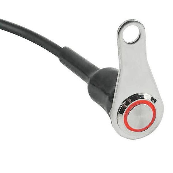 Knmaster B310 Motosiklet Bas Çek Butonu Kırmızı Ledli - Image 1