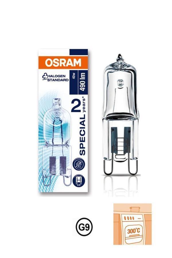 Osram 66740 40W Halopin Fırın Ampul G9 Duy 2700K - Image 1