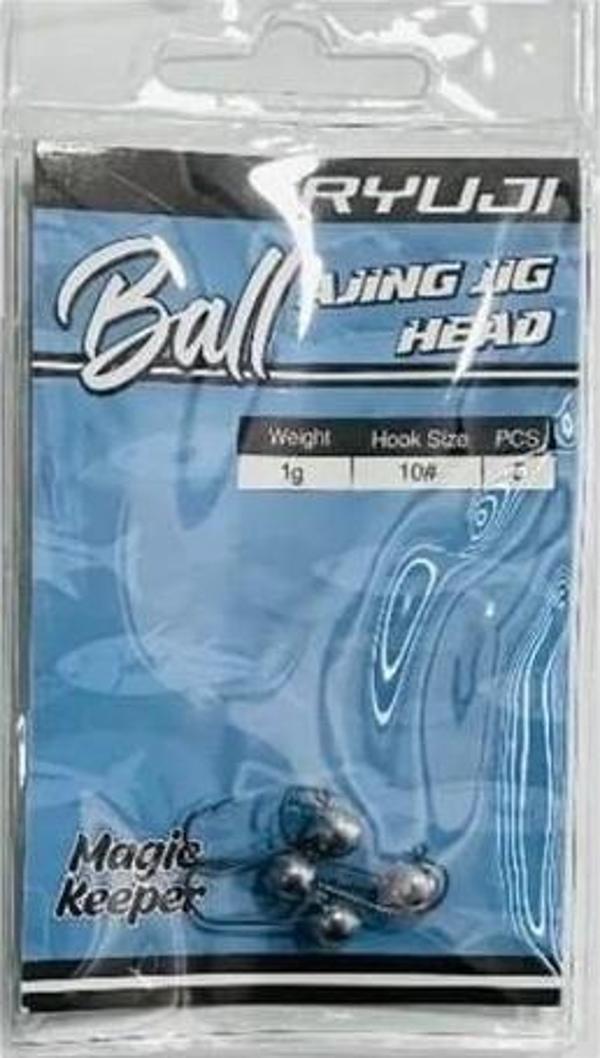 Ryuji Ball Ajing Jighead 5 Adet 10 No 1.3 Gr - Image 1