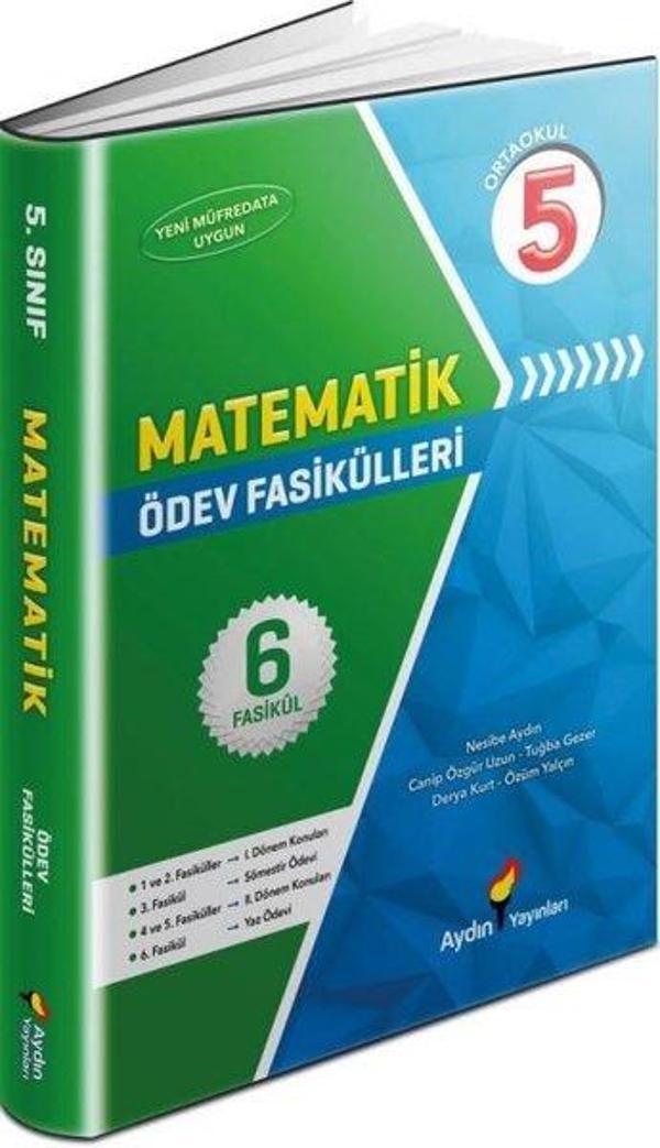 5. Sınıf Matematik Ödev Fasikülleri - Aydın Yayınları - Image 1