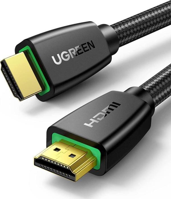 Ugreen 4K HDMI Örgülü Görüntü Ve Ses Aktarma Kablosu 1 Metre - Image 1