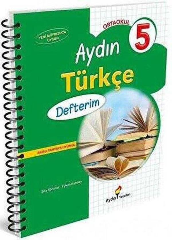 5. Sınıf Türkçe Defterim - Aydın Yayınları - Image 1