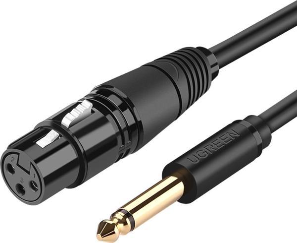 Ugreen 6.5mm Jack to XLR Dişi Mikrofon Ses Bağlantı Kablosu 5 Metre - Image 1