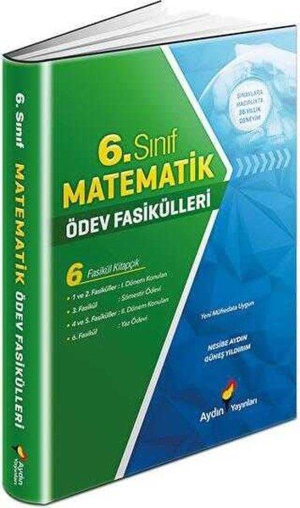 6. Sınıf Matematik Ödev Fasikülleri - Aydın Yayınları - Image 1