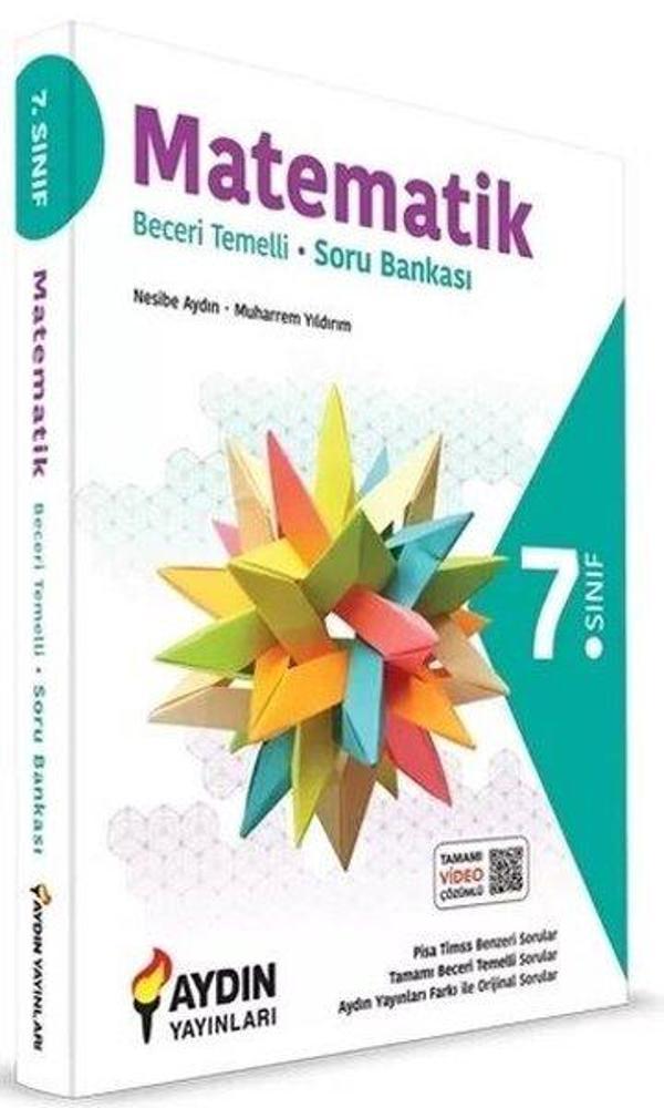 7. Sınıf Matematik Beceri Temelli Soru Bankası - Aydın Yayınları - Image 1