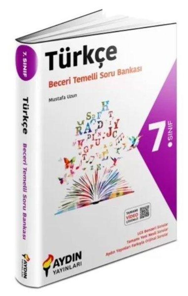 7. Sınıf Türkçe Beceri Temelli Soru Bankası - Aydın Yayınları - Image 1